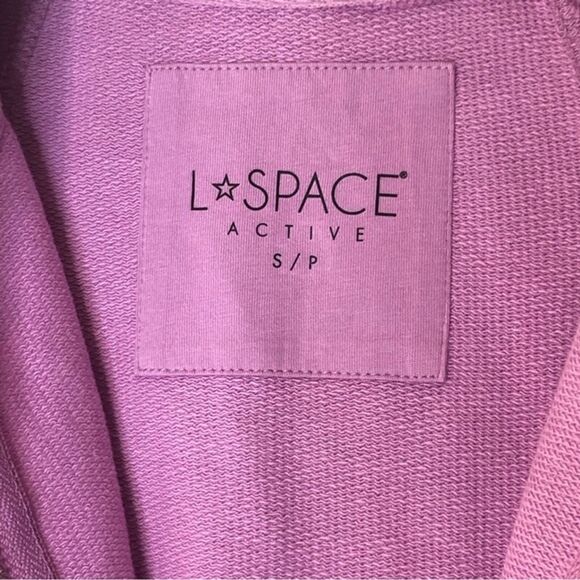 LSPACE Big League Colorblock Crop Hoodie Track Jacket Sporty Active Small NWT - Picture 10 of 12
